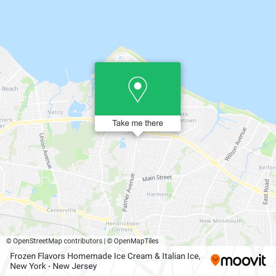 Mapa de Frozen Flavors Homemade Ice Cream & Italian Ice
