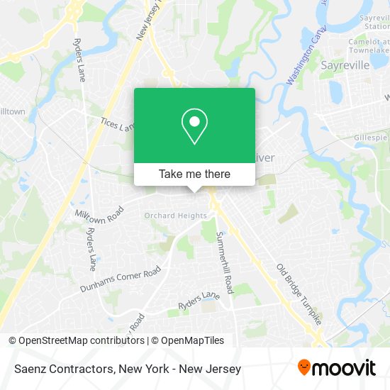 Saenz Contractors map