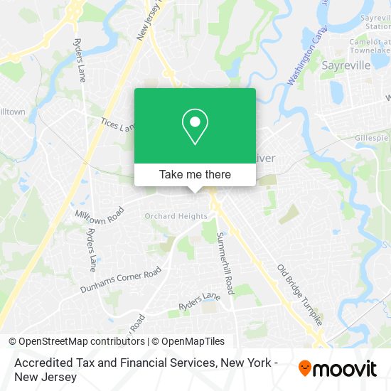 Mapa de Accredited Tax and Financial Services