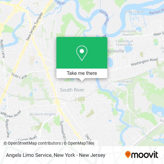 Mapa de Angels Limo Service