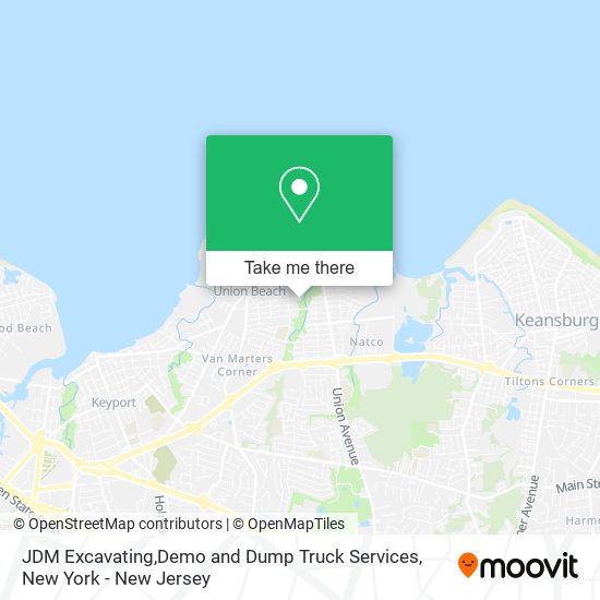 Mapa de JDM Excavating,Demo and Dump Truck Services