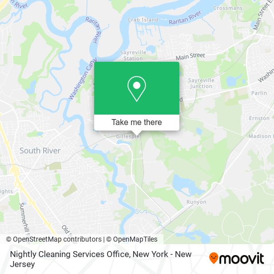 Nightly Cleaning Services Office map