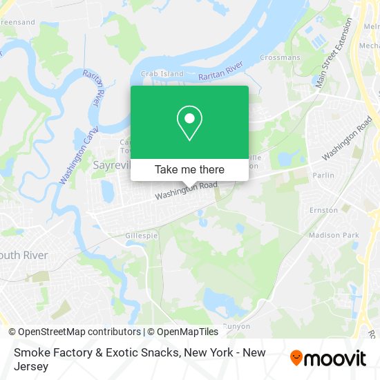 Mapa de Smoke Factory & Exotic Snacks
