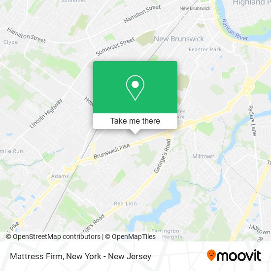 Mapa de Mattress Firm