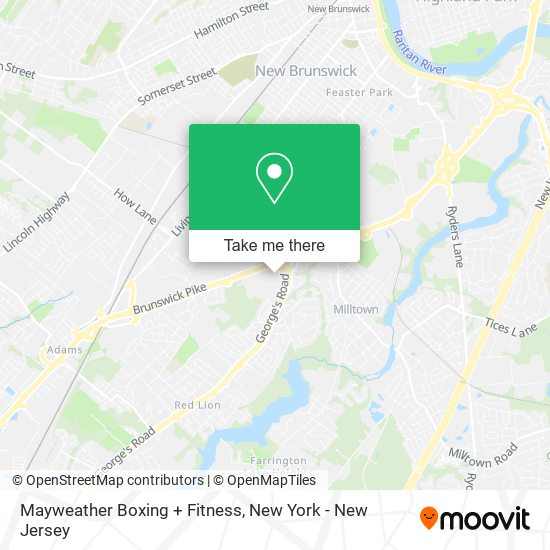 Mayweather Boxing + Fitness map