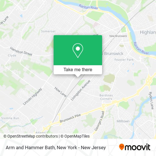 Mapa de Arm and Hammer Bath