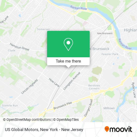 US Global Motors map