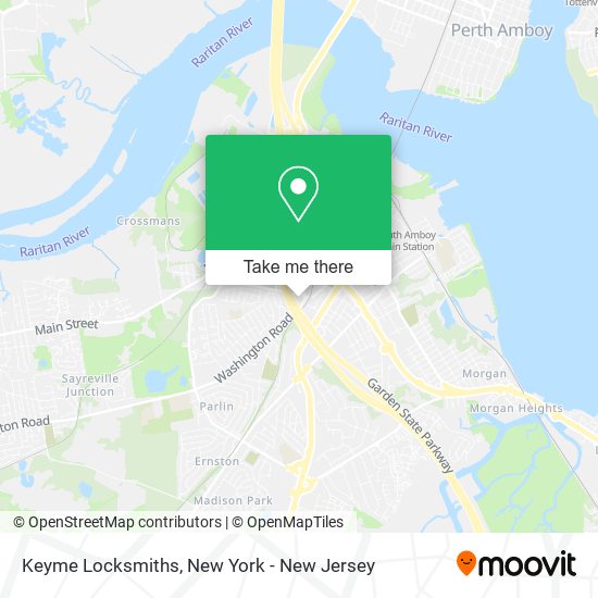 Keyme Locksmiths map