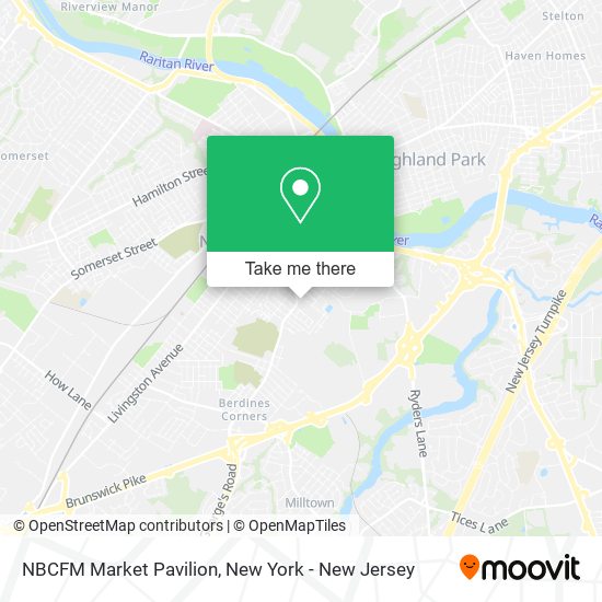 Mapa de NBCFM Market Pavilion