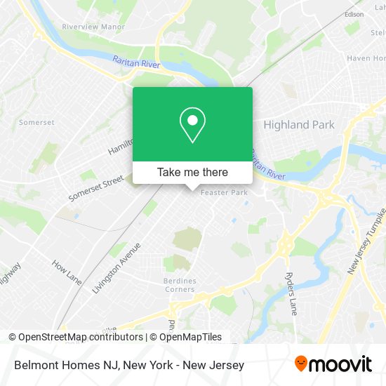 Mapa de Belmont Homes NJ