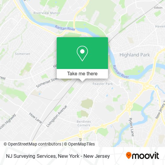 NJ Surveying Services map