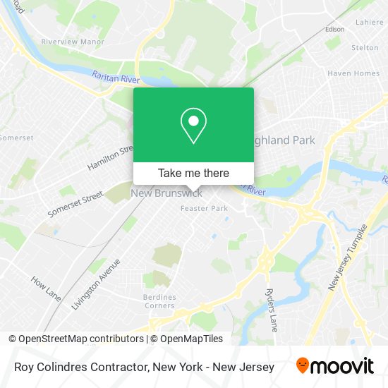 Mapa de Roy Colindres Contractor