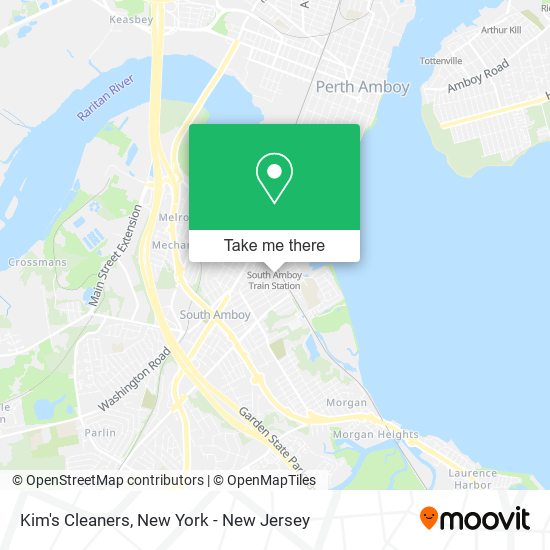 Kim's Cleaners map