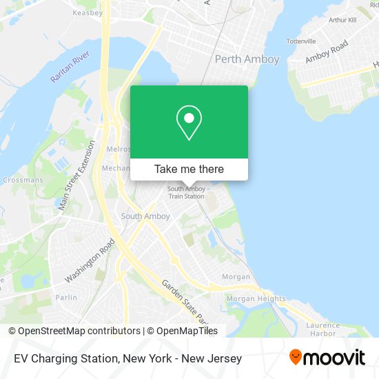 Mapa de EV Charging Station