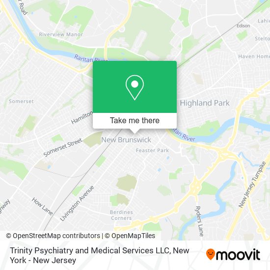 Mapa de Trinity Psychiatry and Medical Services LLC