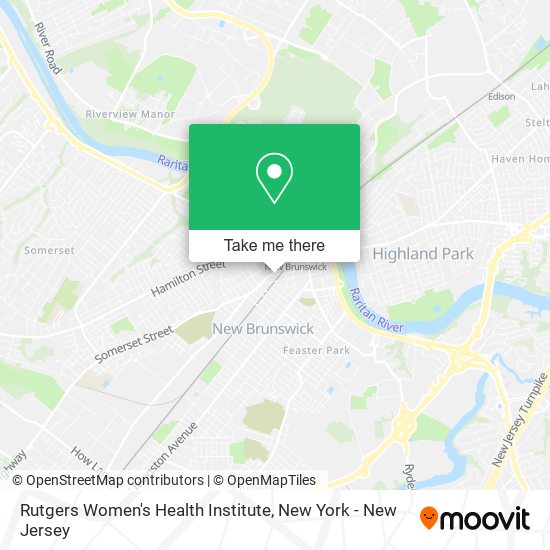 Mapa de Rutgers Women's Health Institute