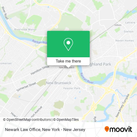 Mapa de Newark Law Office