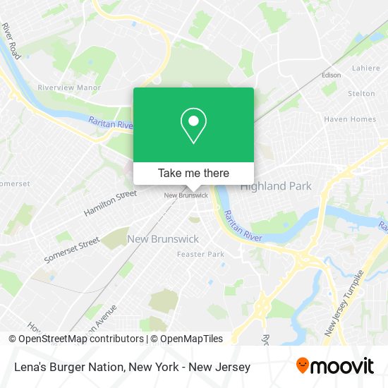Lena's Burger Nation map