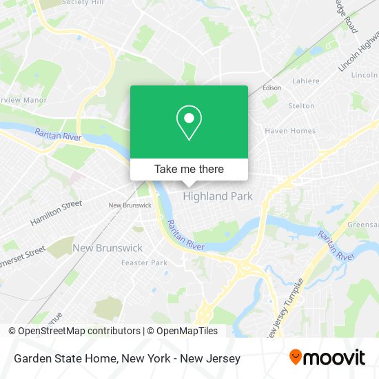 Garden State Home map