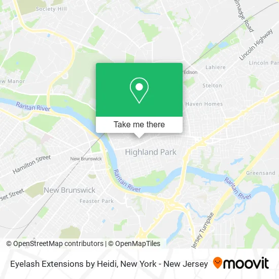 Eyelash Extensions by Heidi map