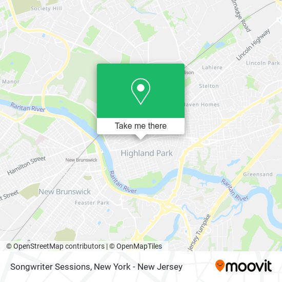 Songwriter Sessions map