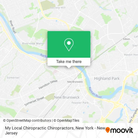 My Local Chiropractic Chiropractors map