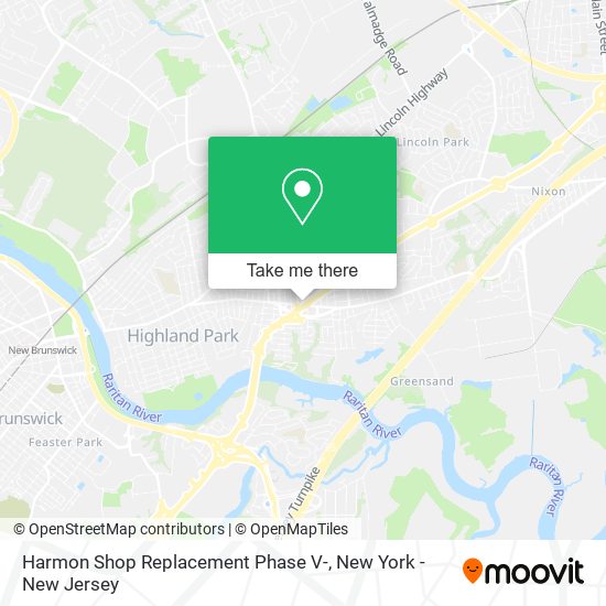Harmon Shop Replacement Phase V- map