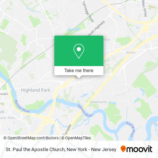 St. Paul the Apostle Church map