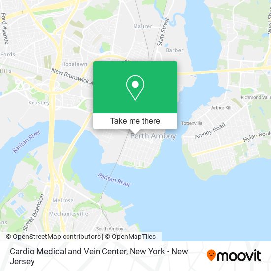 Mapa de Cardio Medical and Vein Center