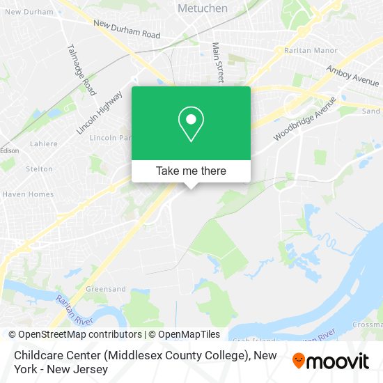 Mapa de Childcare Center (Middlesex County College)