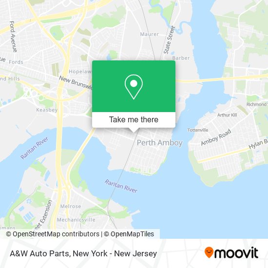 A&W Auto Parts map