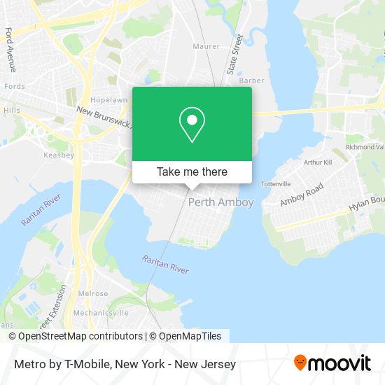 Metro by T-Mobile map