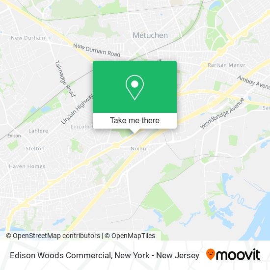Edison Woods Commercial map