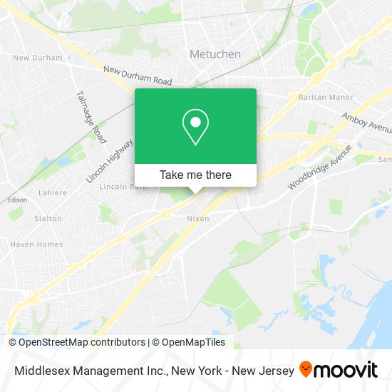 Middlesex Management Inc. map