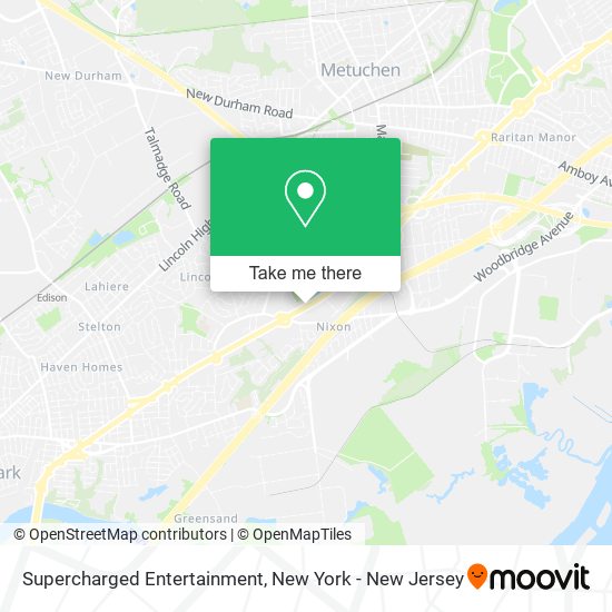 Supercharged Entertainment map
