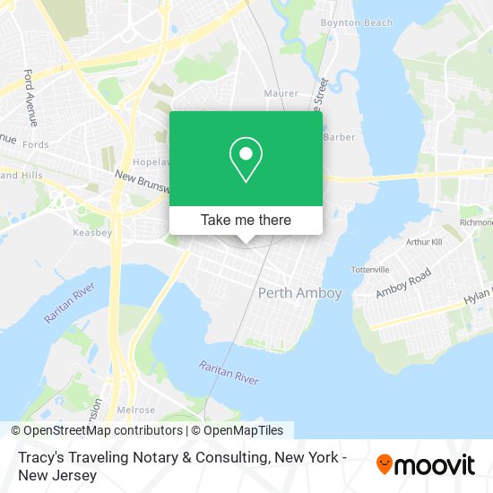 Tracy's Traveling Notary & Consulting map