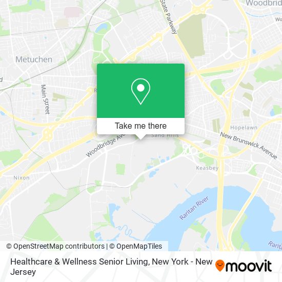 Healthcare & Wellness Senior Living map