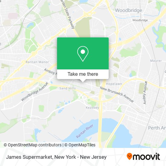Mapa de James Supermarket