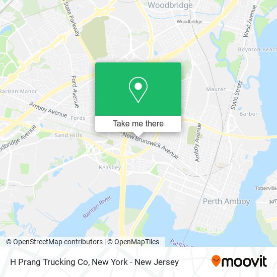 H Prang Trucking Co map