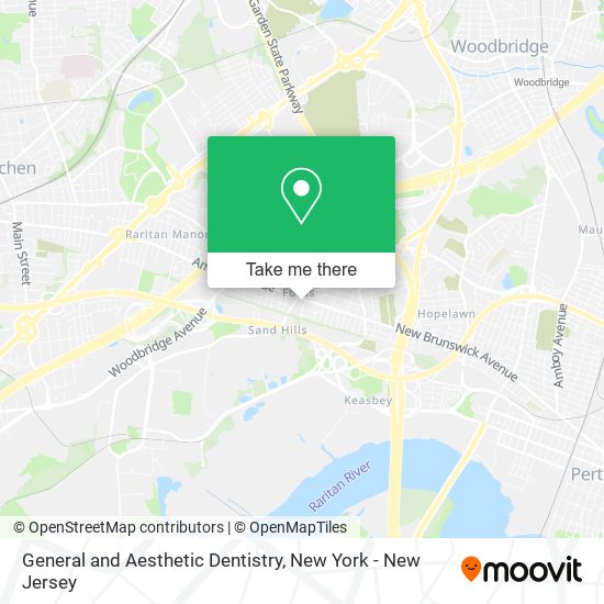 General and Aesthetic Dentistry map