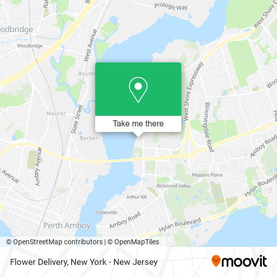 Flower Delivery map