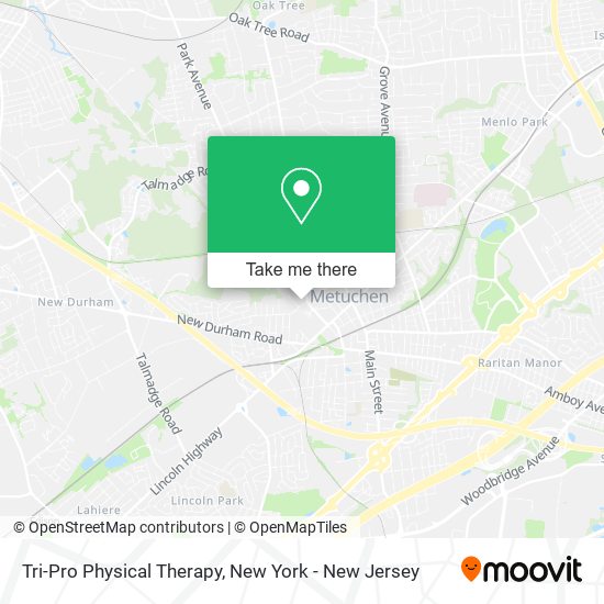 Tri-Pro Physical Therapy map