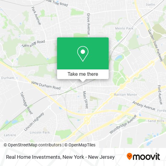 Real Home Investments map