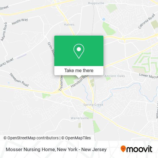 Mosser Nursing Home map