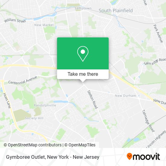 Gymboree Outlet map