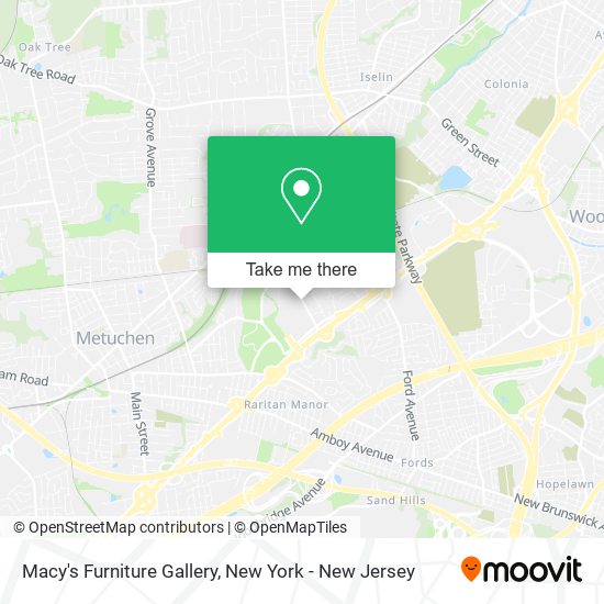 Mapa de Macy's Furniture Gallery