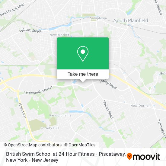 British Swim School at 24 Hour Fitness - Piscataway map