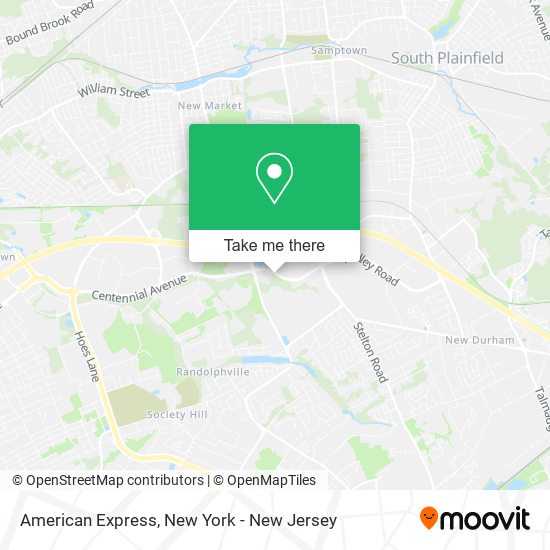 American Express map