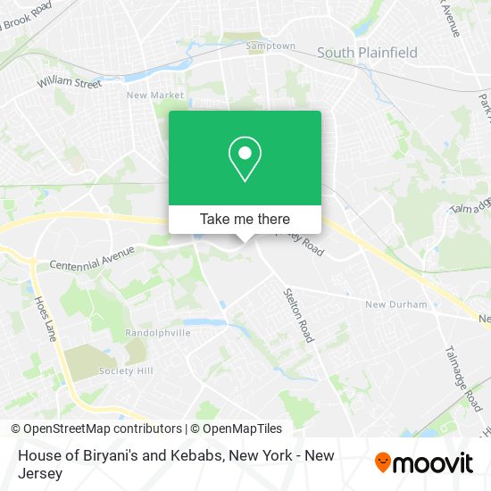 House of Biryani's and Kebabs map