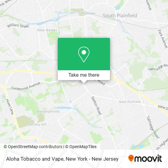 Aloha Tobacco and Vape map